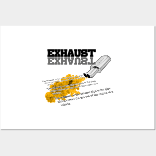 Car exhaust definiton (1) Posters and Art